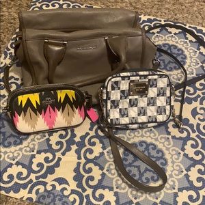 Micheal Kors bag with coach clutch